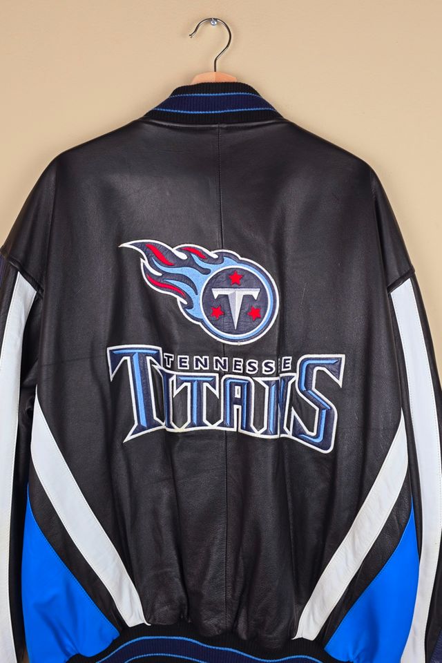 Vintage Tennessee Titans NFL Leather Jacket Selected by The Igala NYC #1