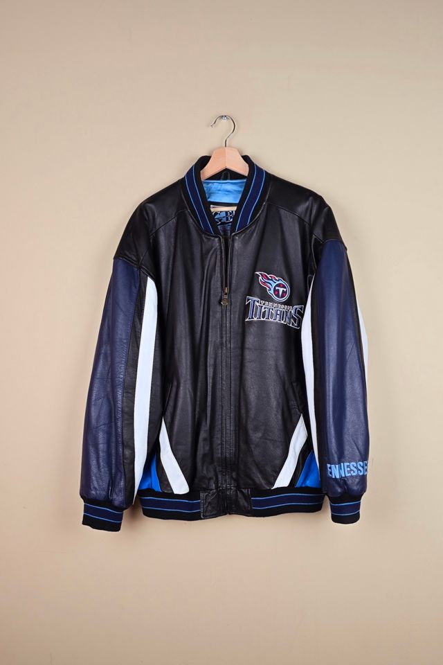 Vintage Tennessee Titans NFL Leather Jacket Selected by The Igala NYC #2