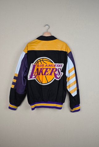 Vintage Jeff Hamilton Los Angeles Lakers Jacket Selected by The Igala NYC