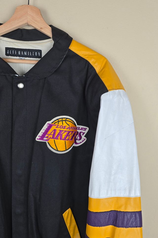 Vintage Jeff Hamilton Los Angeles Lakers Jacket Selected by The Igala NYC #3