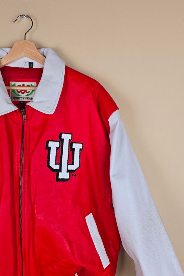 Vintage Indiana University Leather Jacket Selected by The Igala NYC #1