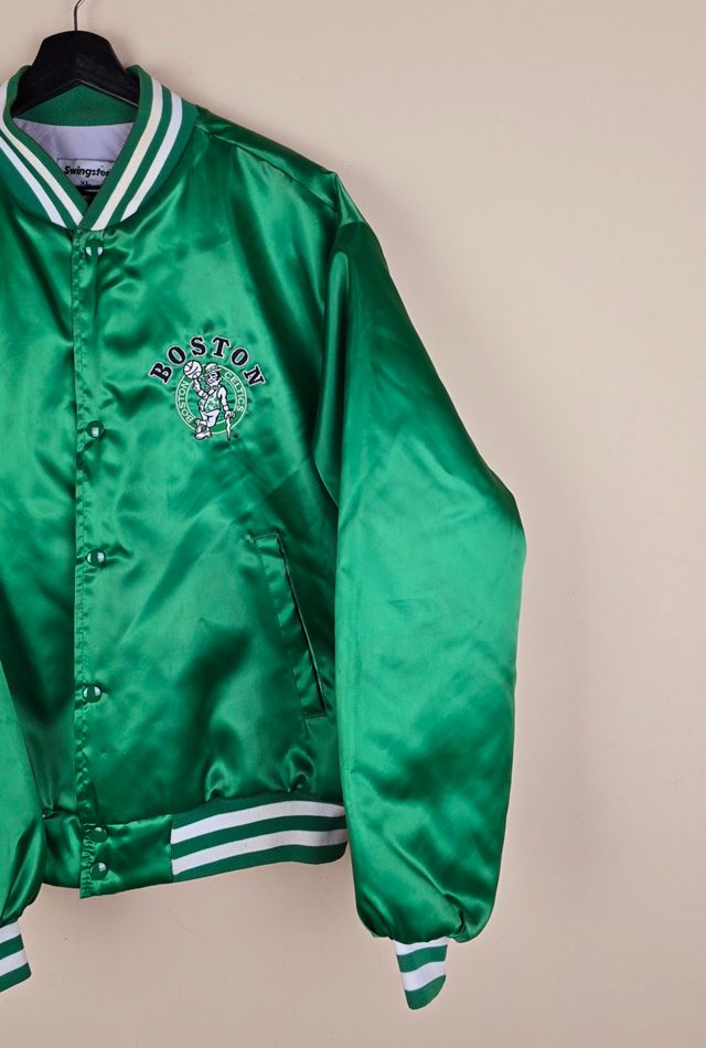 Vintage 80s Swingster Boston Celtics Bomber Jacket Selected by The Igala NYC #1