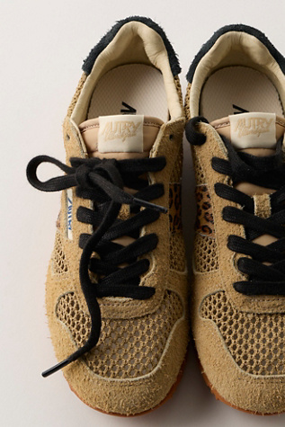 Autry Windspin Low-Top Animal Sneakers at Free People in Tan, Size: EU 39