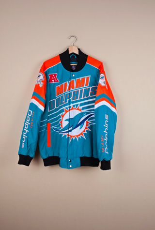 Vintage Miami Dolphins NFL Jacket Selected by The Igala NYC