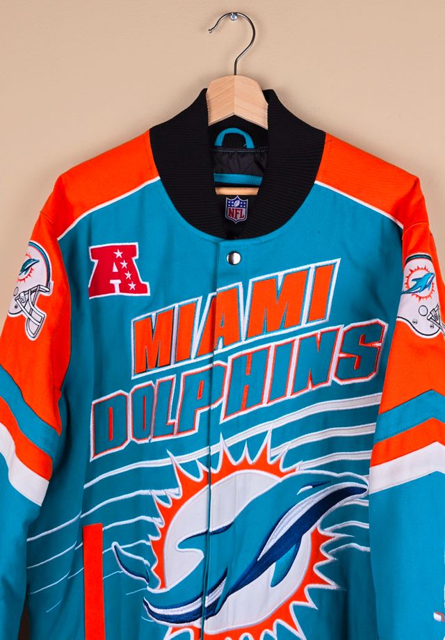 Vintage Miami Dolphins NFL Jacket Selected by The Igala NYC #1