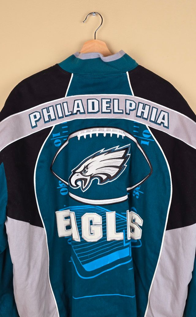 Vintage Philadelphia Eagles NFL Jacket Selected by The Igala NYC #3