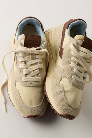 Autry Reelwind Low Pony Sneakers at Free People in Tan, Size: EU 38