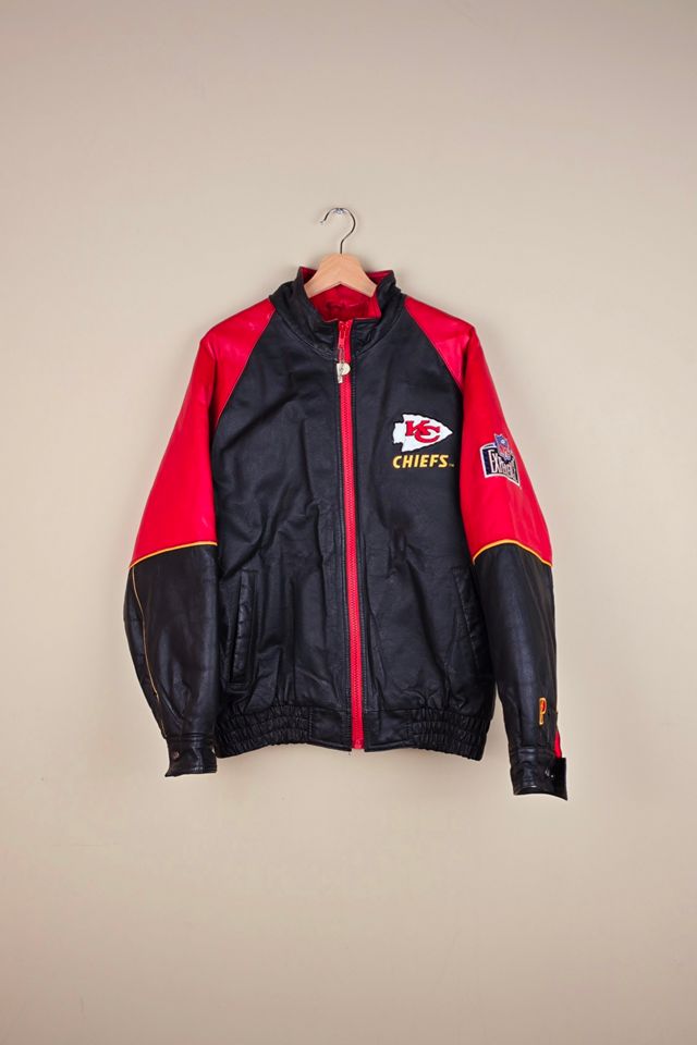 Vintage Kansas City Chiefs NFL Leather Jacket Selected by The Igala NYC #1