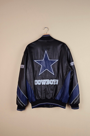 Vintage 90s Era Dallas Cowboys NFL Leather Jacket Selected by The Igala NYC
