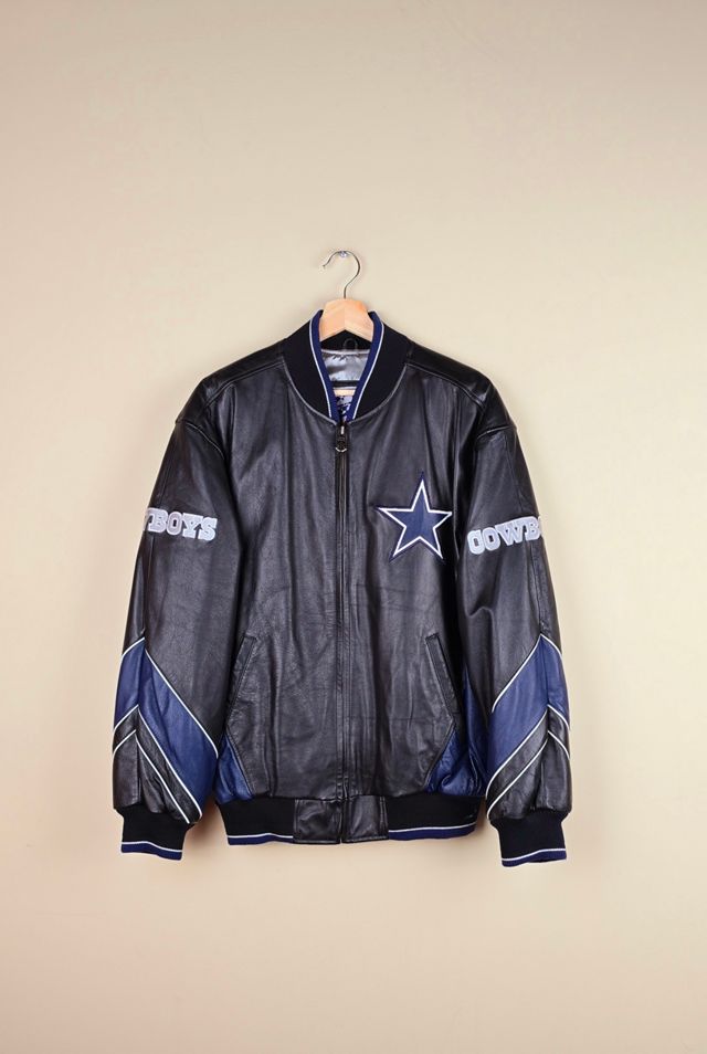 Vintage 90s Era Dallas Cowboys NFL Leather Jacket Selected by The Igala NYC #1