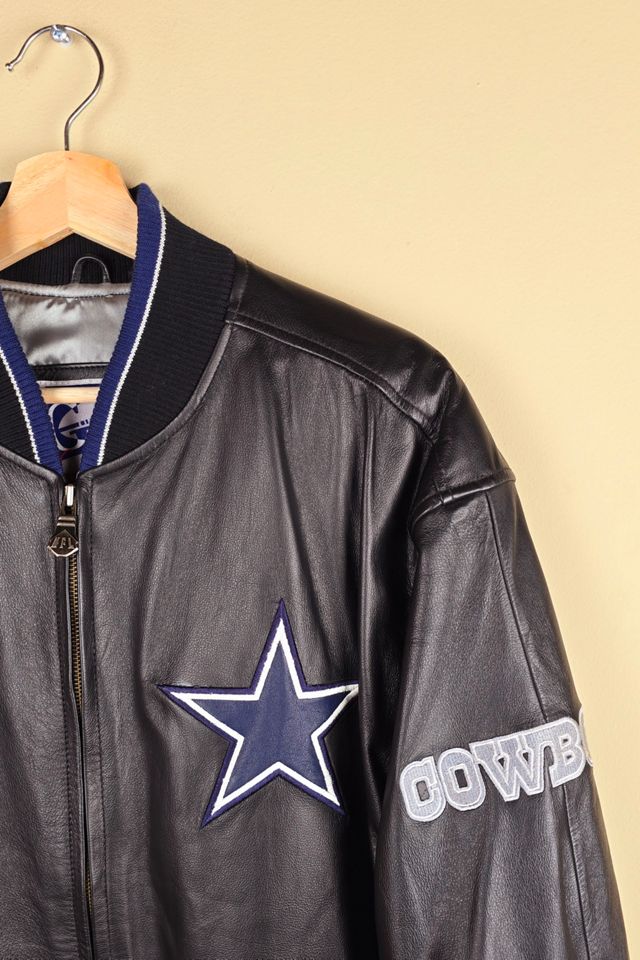 Vintage 90s Era Dallas Cowboys NFL Leather Jacket Selected by The Igala NYC #2