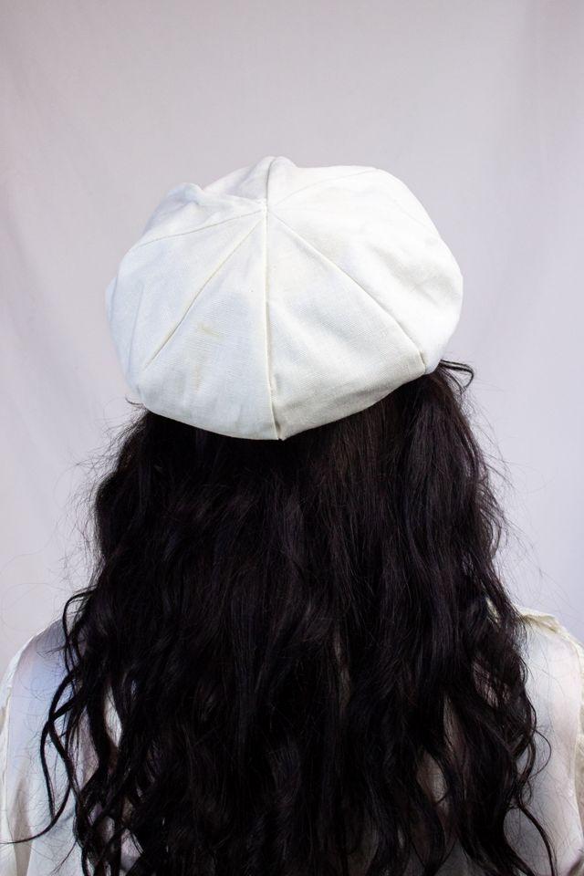 Vintage Red White and Blue Newsboy Cap Selected by Black Shag Vintage #1