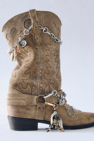 Braided Boot Swag by Free People in Black