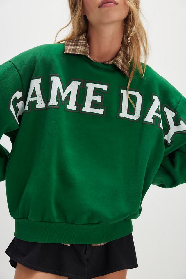 Daydreamer Game Day Oversized Crewneck Sweatshirt #3