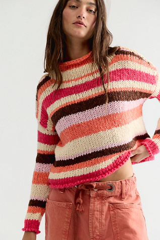 Opal Rollneck Knit Stripe Jumper