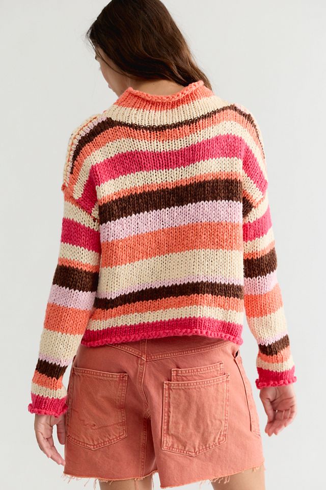 Opal Rollneck Knit Stripe Sweater #1