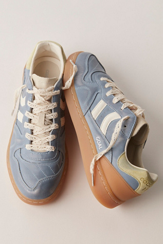 Coolway Goal Metallic Sneakers at Free People in Blue, Size: EU 39