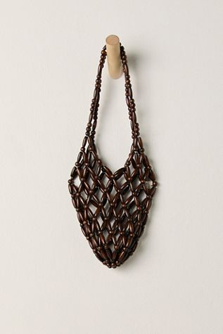 Sac à perles en bois Susana Basket