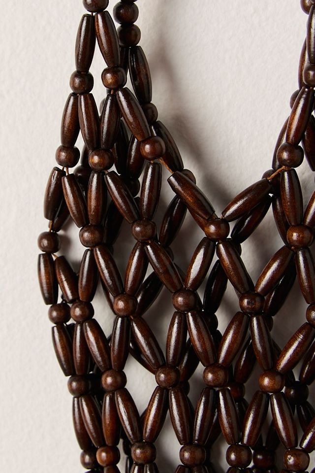 Susana Basket Wood Bead Bag #2