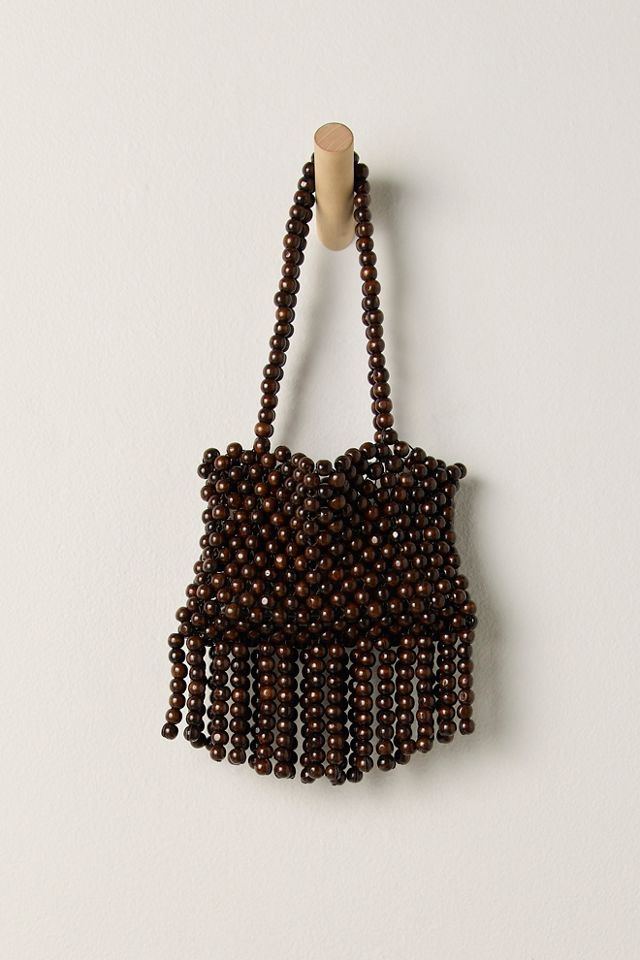 Lucy Fringed Bead Bag #3