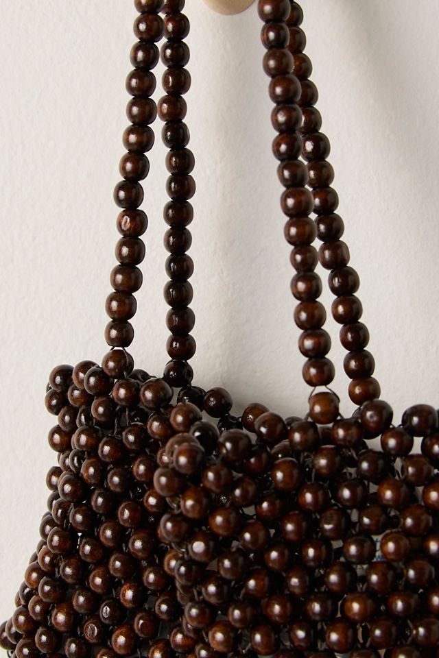 Lucy Fringed Bead Bag #5