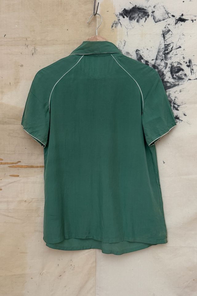 GOOD DAYS Vintage 1940s Souvenir Silk Blouse #2