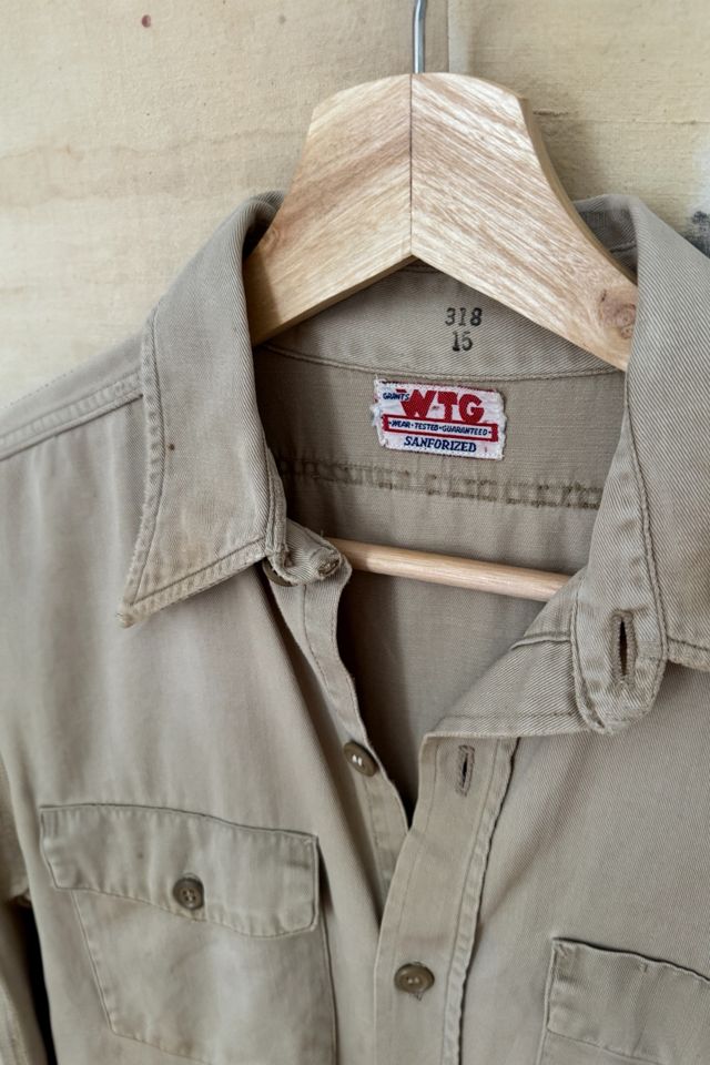 GOOD DAYS Vintage 1950s Khaki Buttondown #2