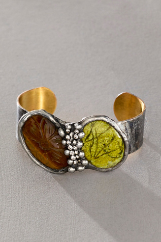 FP x Mikal Winn Carved Stone Cuff