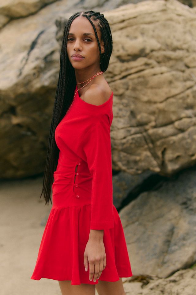 Junie Drop-Waist Mini Dress #3