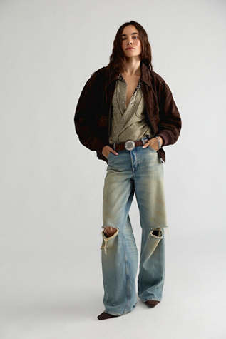 Женская куртка Citizens of Humanity Vivienne Suede Bomber, цвет: Глубокий шоколадный — фото 3