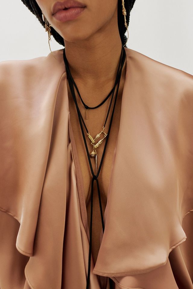 K/ller Alata Box Lock Chain Necklace #4