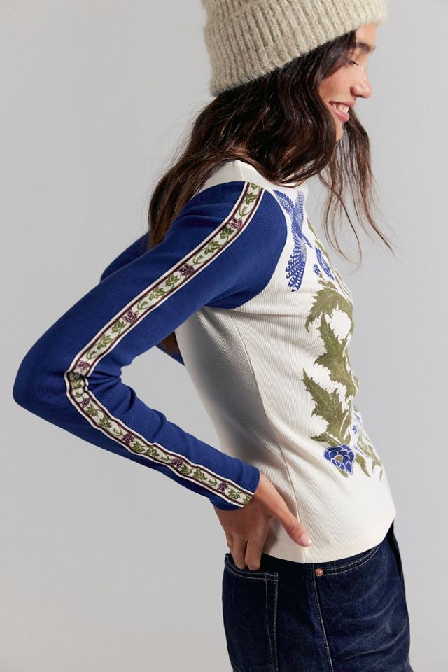 Sunday Market Folklorian Twist Long Sleeve Top #2