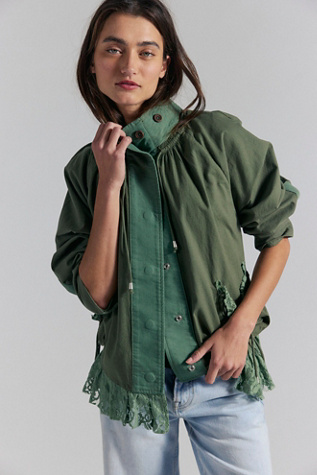 We The Free Outset Jacket at Free People in Green, Size: XS