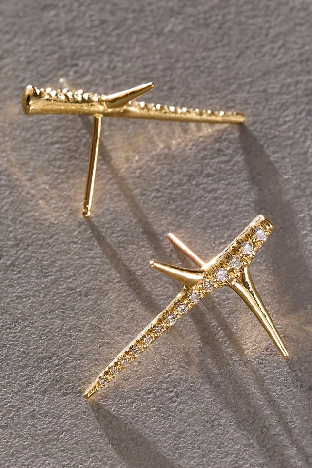 Boucles d'oreilles clous Elisabeth Bell Thorn #1
