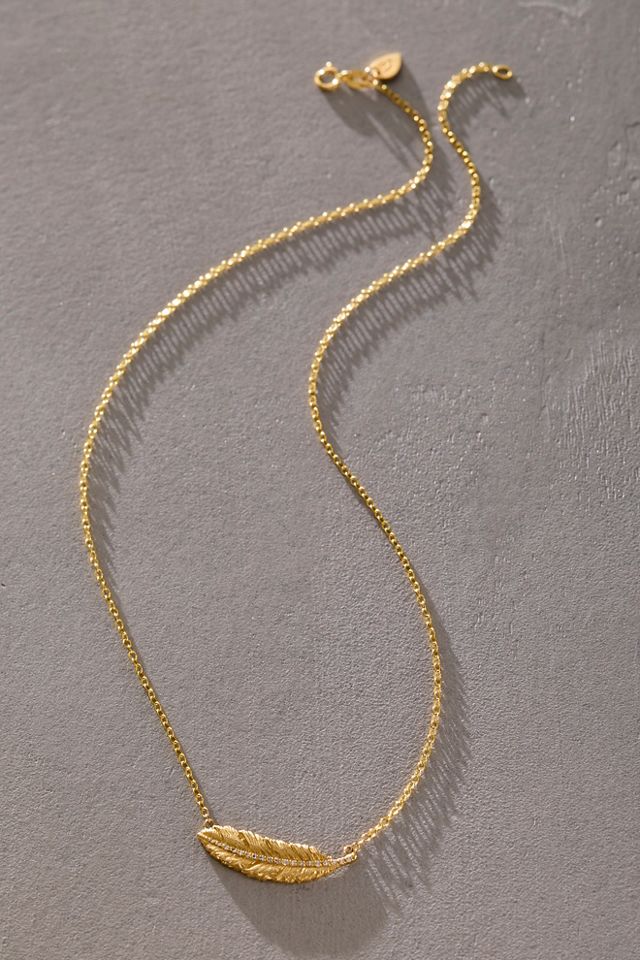 Collier plume Elisabeth Bell