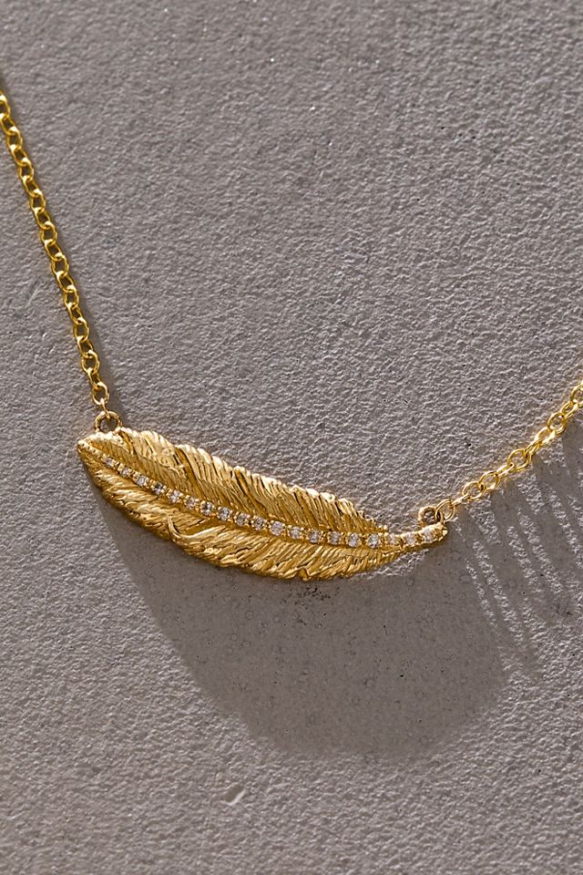 Collier plume Elisabeth Bell #1