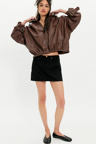 AGOLDE Keira Denim Mini Skirt