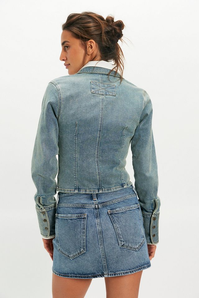 AGOLDE Keira Denim Mini Skirt #1