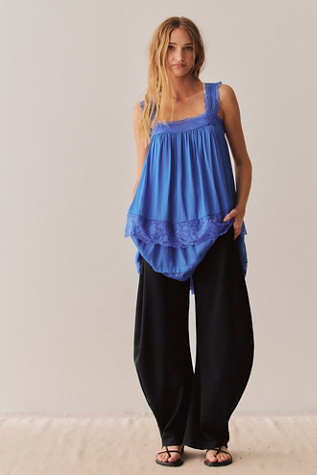 Forever Yours Mini Slip Dress by Intimately at Free People in Blue, Size: XS