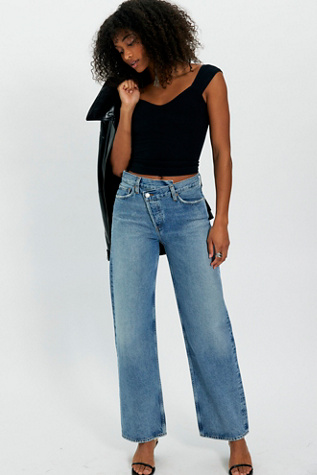 AGOLDE Arc Criss Cross Jeans