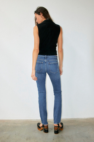 Женские джинсы Free People Agolde Low-Rise Stacked Skinny, цвет: Outline — фото 2