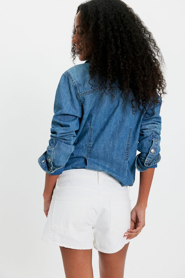 AGOLDE Parker Low-Rise Denim Shorts #1