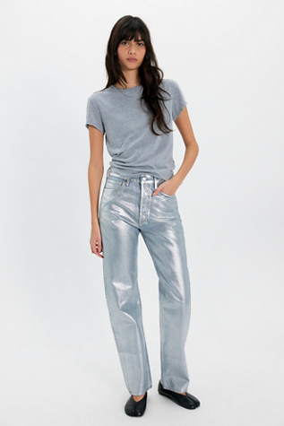 AGOLDE 90s Metallic Jeans