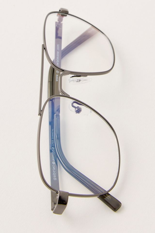 Viper Metal Aviator Blue Light Glasses #1