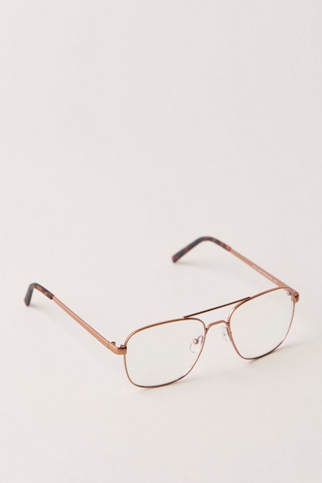 Viper Metal Aviator Blue Light Glasses #1