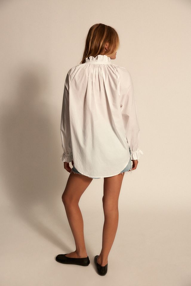 Citizens of Humanity Loretta Oversized Ruffle Shirt #1