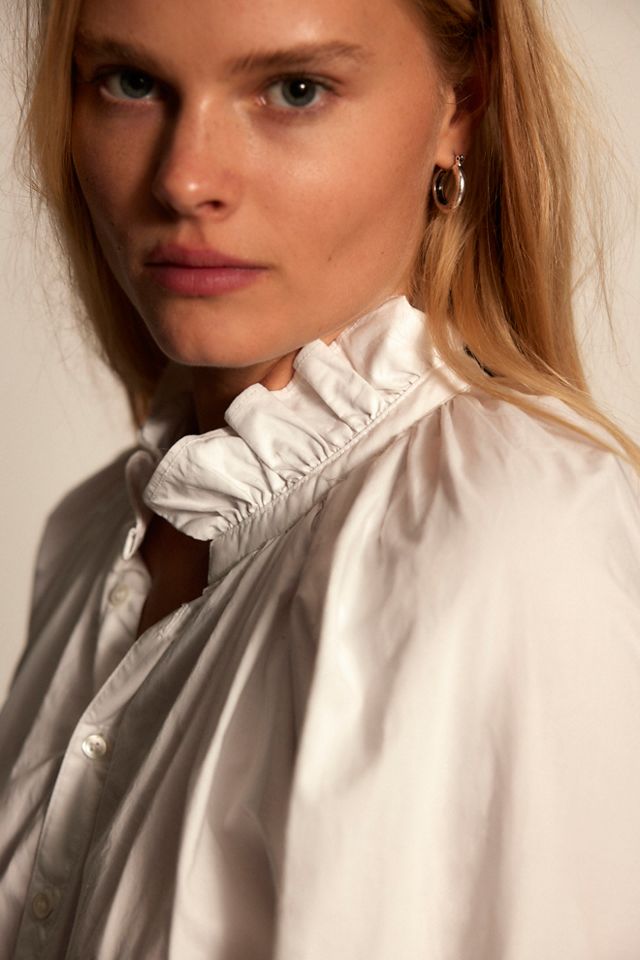 Citizens of Humanity Loretta Oversized Ruffle Shirt #3