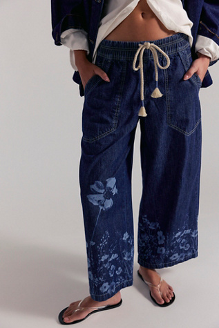 We The Free Easy Peasy Printed Pull-On Jeans