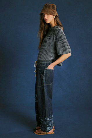 We The Free Easy Peasy Printed Pull-On Jeans - thumbnail 2