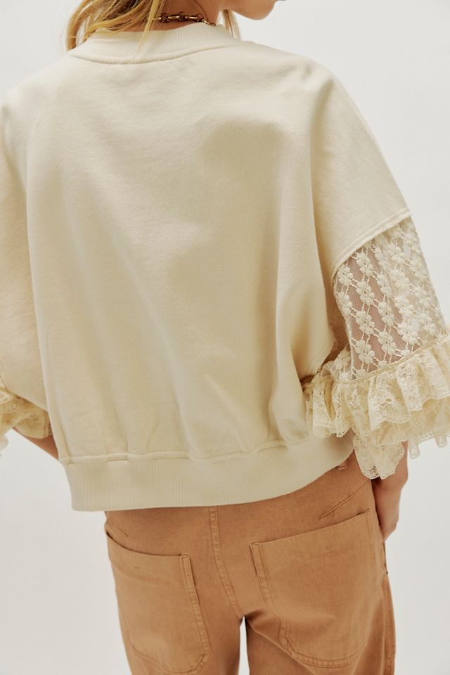 Gaia Pull Ras du Cou en Dentelle #1